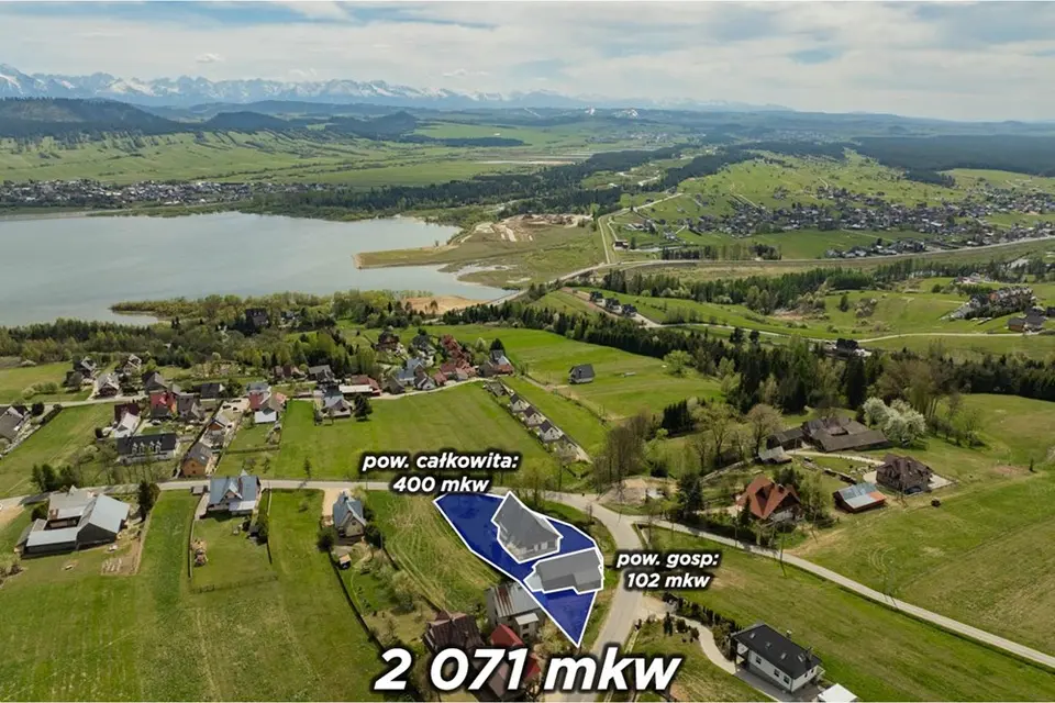 DOM Z WIDOKIEM NA TATRY I JEZIORO CZORSZTYŃSKIE | MANIOWY | pow.